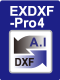 EXDXF-Pro4 イラストレーターDXF変換プラグイン